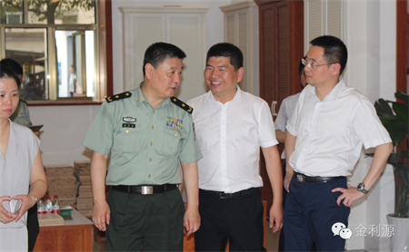 炎炎夏日，也抵擋不住省市縣領(lǐng)導(dǎo)對金利源建材集團(tuán)的親切關(guān)懷！-中國板材十大品牌金利源工廠參觀